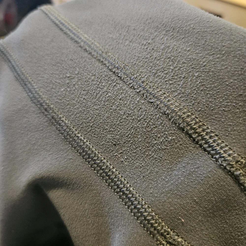 Size 8 Lululemon Greyish High-Waisted Capri Leggings